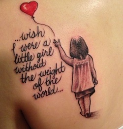 girl tattoo quote